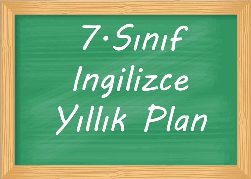7. Sınıf İngilizce Yıllık Plan (2025-2026)